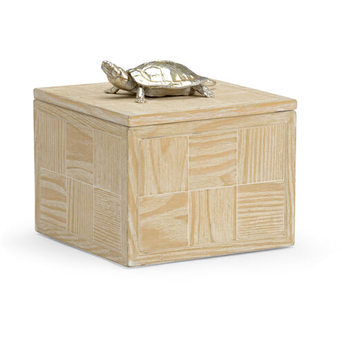 Wildwood 7 inch Whitewashed/Nickel Box, Large