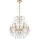 Century 12 Light 30 inch French Gold Chandelier Ceiling Light