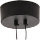 Canada LED 2 inch Black LED Chandelier Ceiling Light