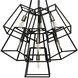 Fulton 7 Light 27.75 inch Aged Zinc with Antique Nickel Indoor Foyer Light Ceiling Light, Large