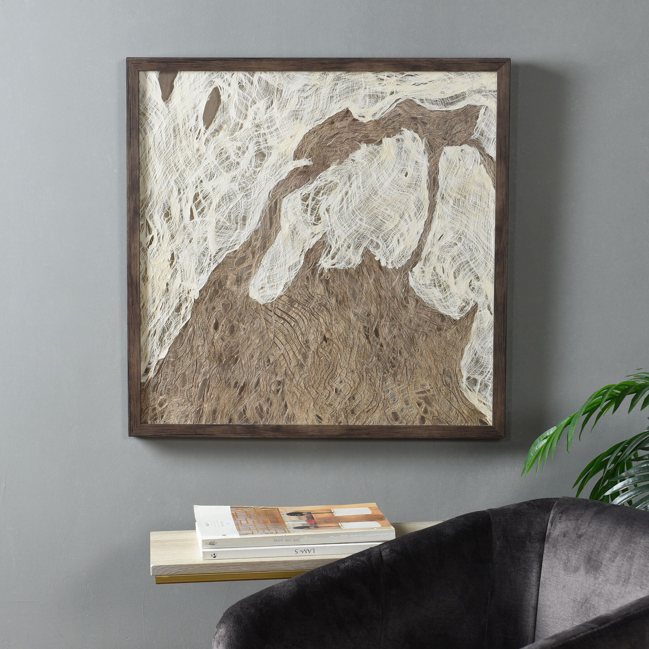 Swept Away Brown Wall Art