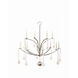 Lowcountry 10 Light Antique Platinum Chandelier Ceiling Light in Medium