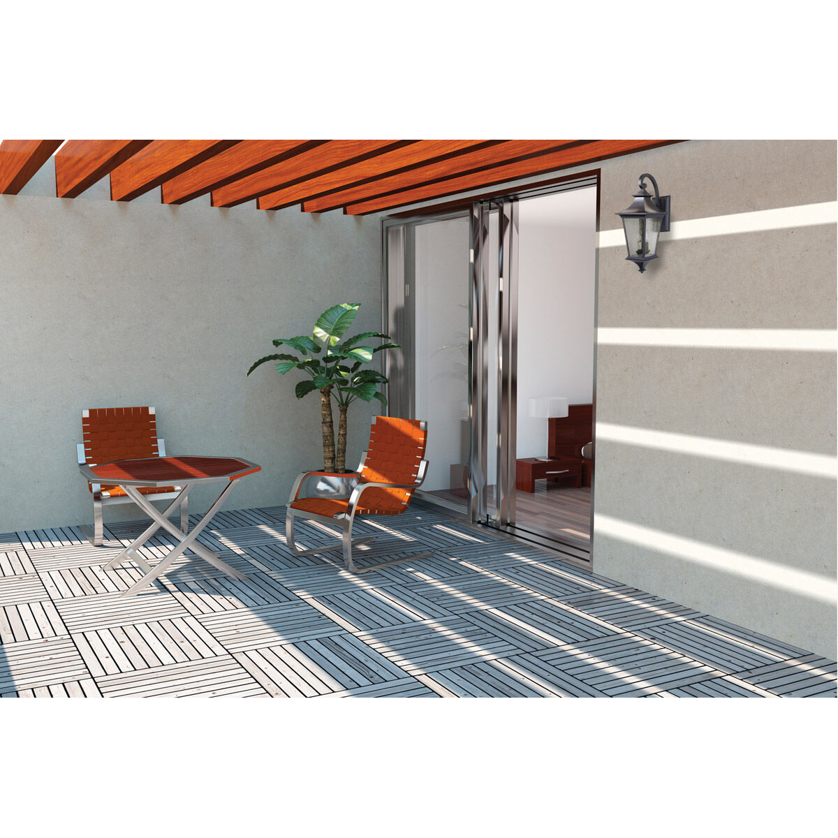 Argent II 2 Light 21 inch Midnight Outdoor Wall Mount, Medium