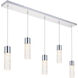 Constellation LED 42 inch Chrome Pendant Ceiling Light