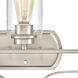Market Square 3 Light 20 inch Brushed Nickel Vanity Light Wall Light