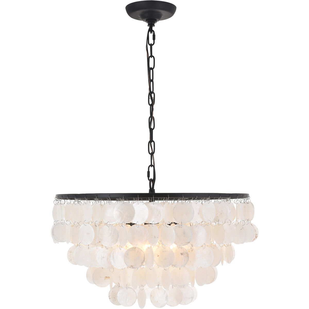 Selene 4 Light 20 inch Black Pendant Ceiling Light