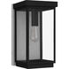 Ezra 1 Light 15 inch Earth Black Outdoor Wall Lantern