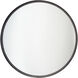 Refined 36 X 36 inch Black Mirror
