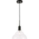 Gil 1 Light 11 inch Black Pendant Ceiling Light