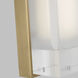 Sean Lavin Milley Wall Sconce Wall Light in LED 90 CRI 3000K, Natural Brass