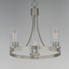 Livingston 3 Light 20 inch Satin Nickel Chandelier Ceiling Light