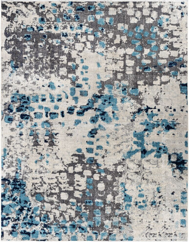 Floransa 108 X 79 inch Navy; Multicolored Rug