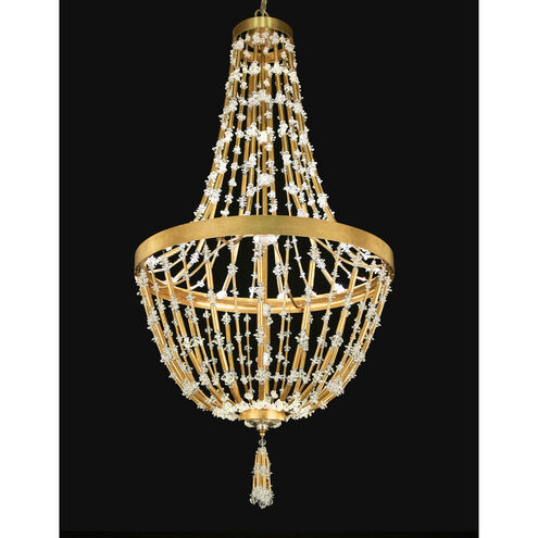 Bali LED 25.5 inch Heirloom Gold Pendant Ceiling Light, Schonbek Signature