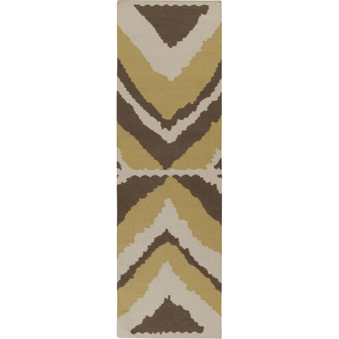 Alameda 96 X 30 inch Olive, Lime, Khaki Rug