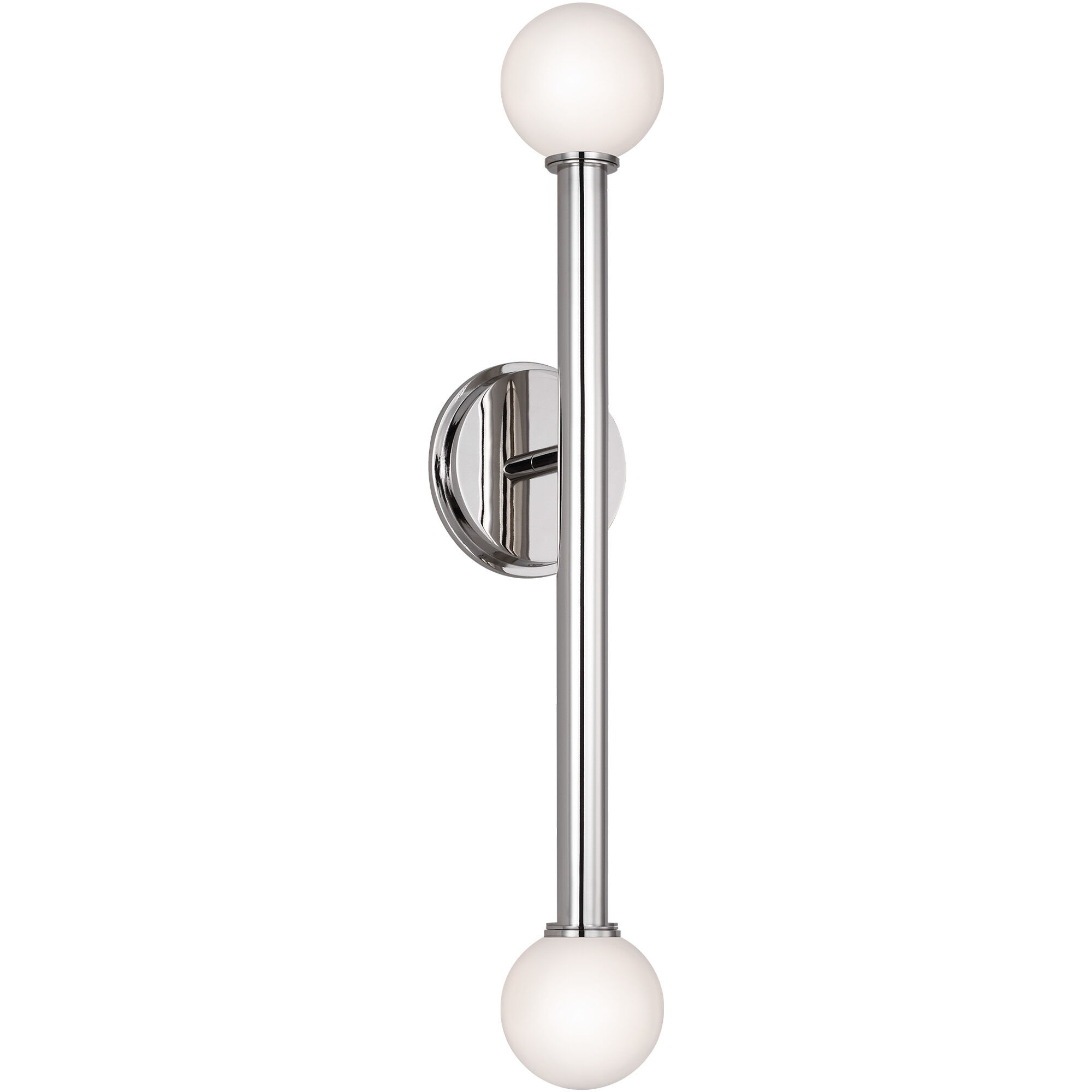 Kelly by Kelly Wearstler Nodes 2 Light 4.75 inch Polished Nickel Sconce Wall Light