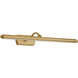 C&M by Chapman & Myers Lamont 8 watt 19.13 inch Burnished Brass Picture Light Wall Light