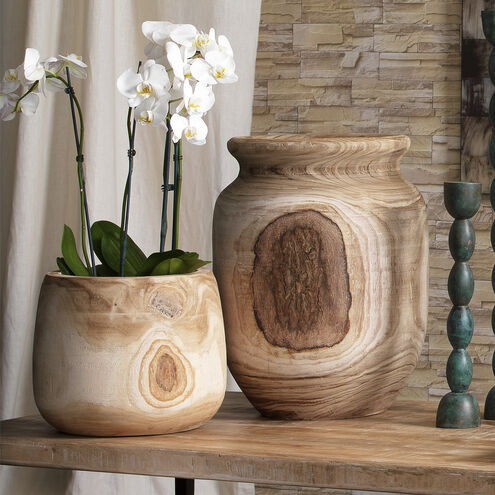 Topanga 22 X 16 inch Wooden Vase