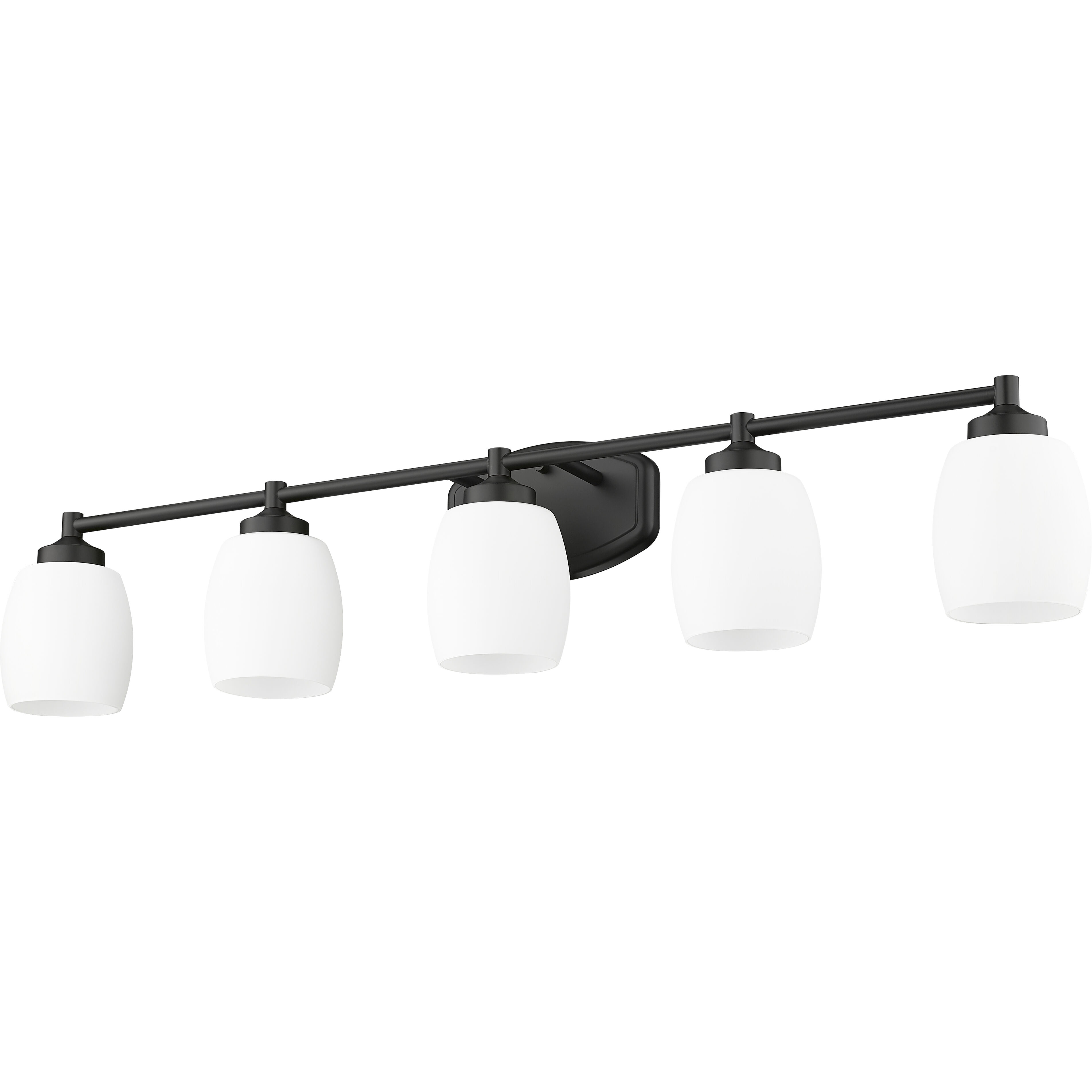 Kendrick 5 Light 39.25 inch Matte Black Bath Vanity Light Wall Light