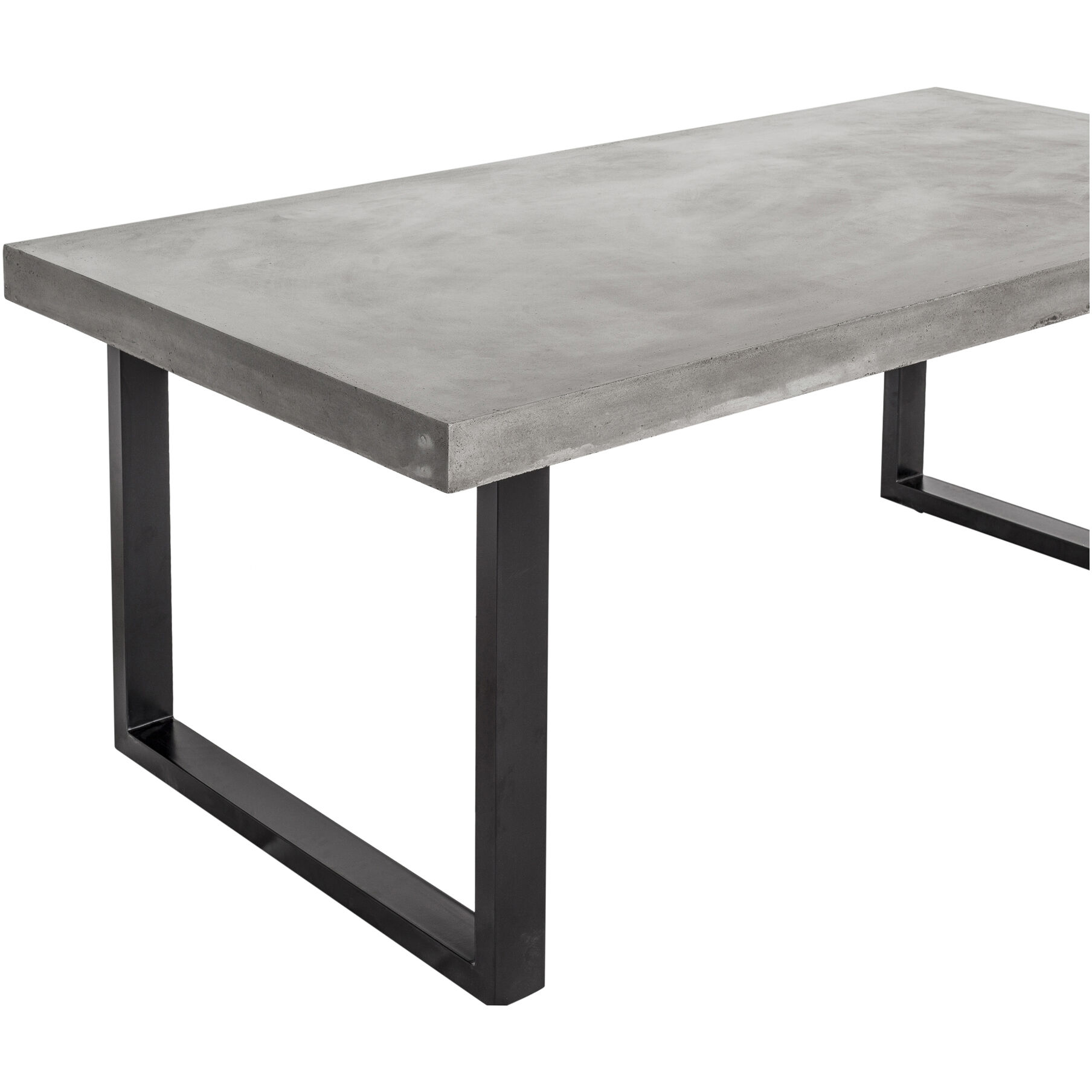 Jedrik 79 X 39.5 inch Grey Outdoor Dining Table, Large