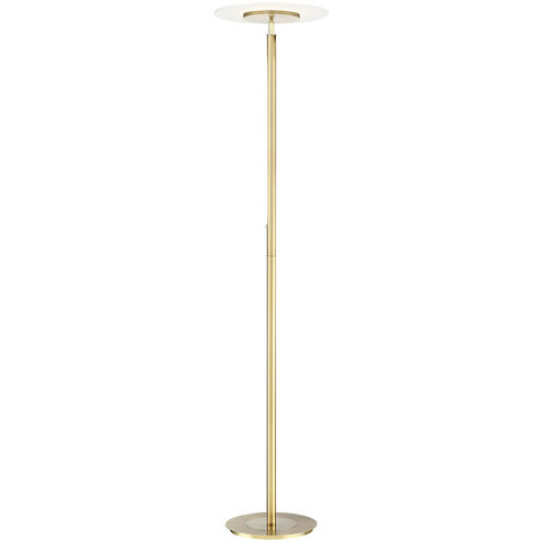 Tampa 71 inch 36 watt Satin Brass Floor Lamp Portable Light