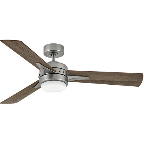 Ventus 52 inch Pewter with Driftwood, Teak Blades Fan