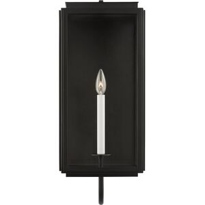 Edgar 1 Light 23.75 inch Textured Black Outdoor Wall Lantern