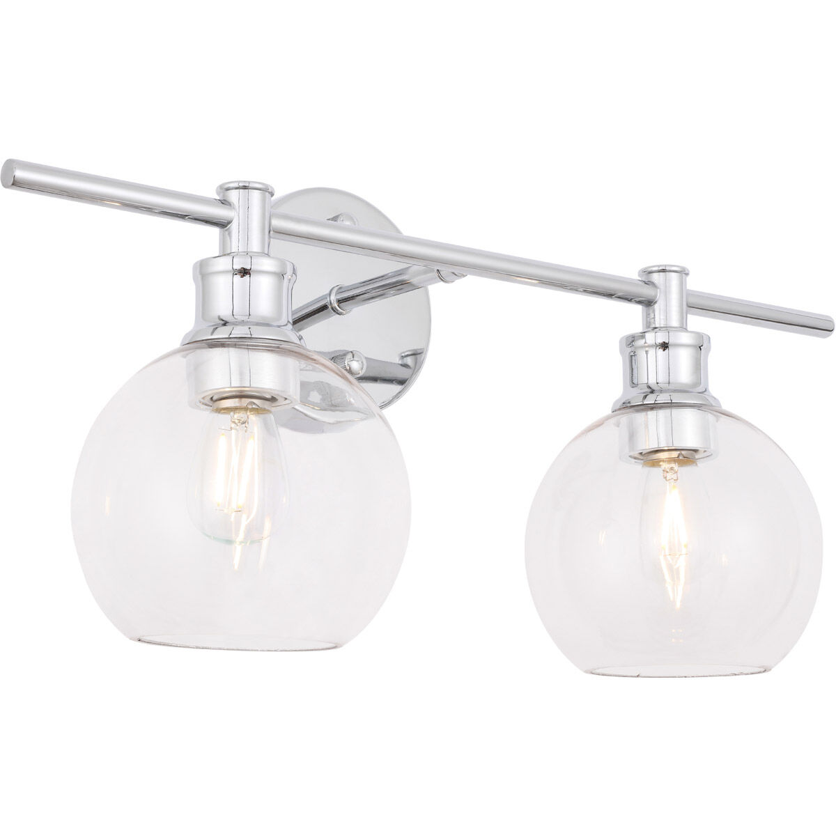 Collier 2 Light 19 inch Chrome Wall sconce Wall Light