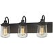 Hamel 3 Light 24 inch Oil Rubbed Bronze Vanity Light Wall Light