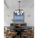 Kristof LED 26.75 inch Black Chandelier Ceiling Light