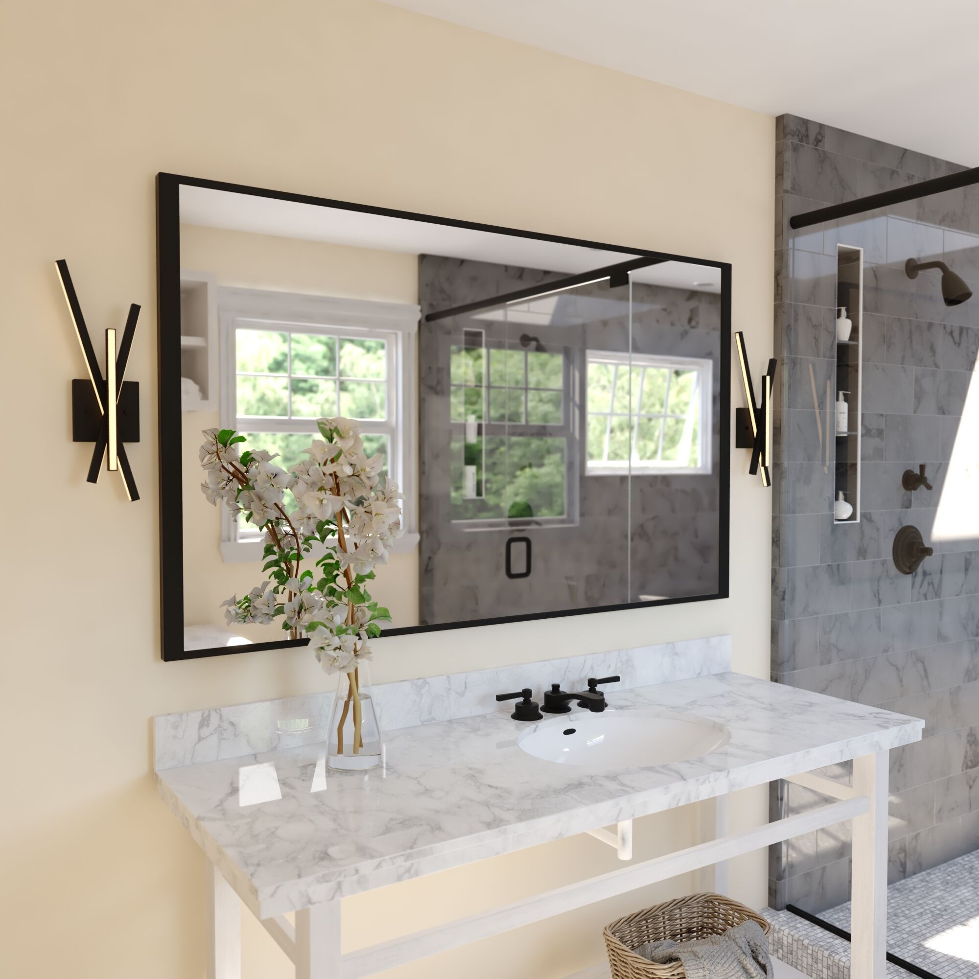 Barcelo LED 6.25 inch Matte Black ADA Wall Light