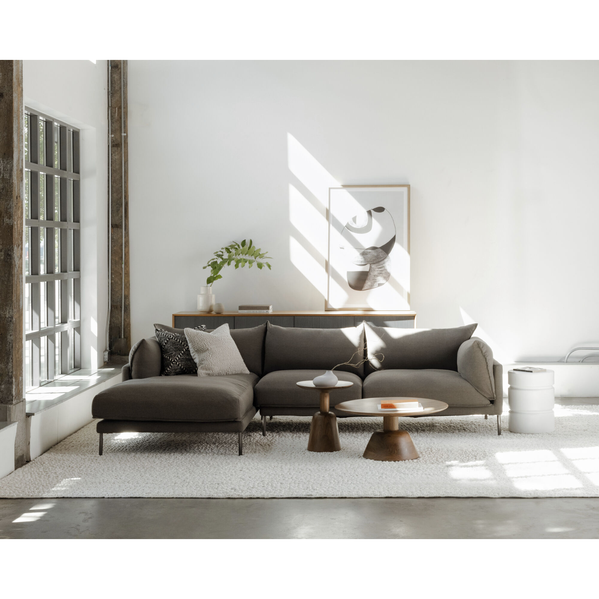 Nels 30 X 30 inch Brown Coffee Table