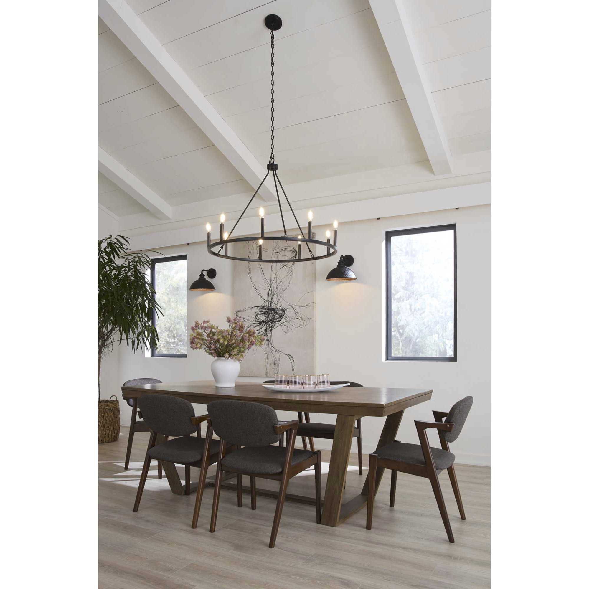 Englewood 1 Light 10 inch Textured Black Outdoor Wall Lantern, Medium