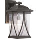 Abbott 1 Light 20 inch Antique Bronze Outdoor Wall Lantern, Large