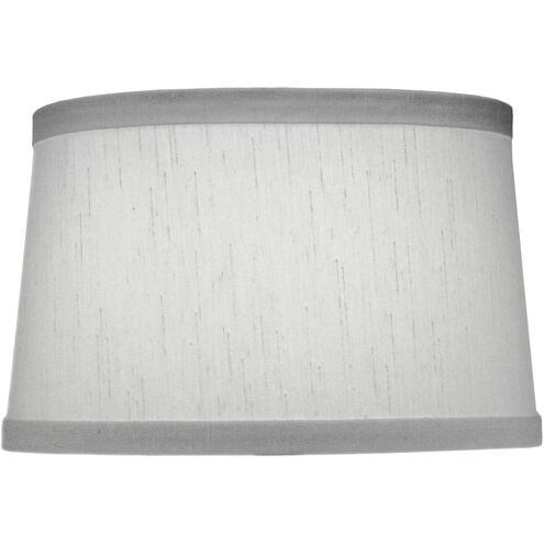 Ellie Global White 16 inch Lampshade, Bell