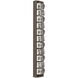 Tessera LED 5.1 inch Flat Bronze with Nutmeg Sconce Wall Light