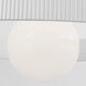 Windsor Smith Arena LED 42 inch Bronze and Matte White Ring and Globe Chandelier Ceiling Light