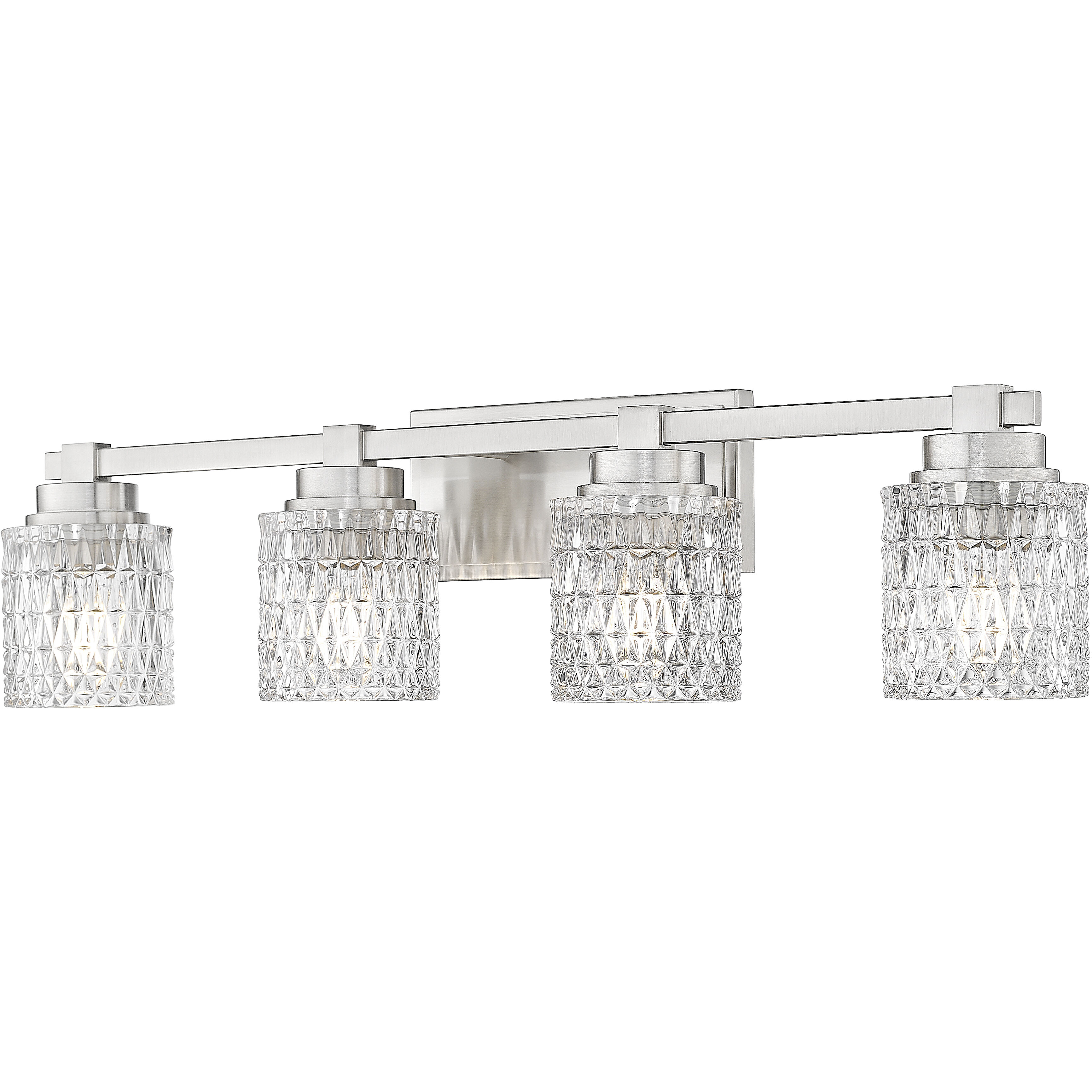 Jacqueline Vanity Wall Light in Brushed Nickel