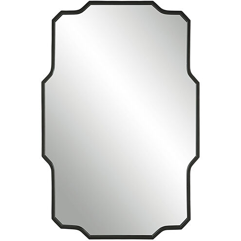 Casmus 36 X 24 inch Matte Black Wall Mirror