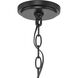 Gilliam 9 Light 35.5 inch Matte Black Chandelier Ceiling Light