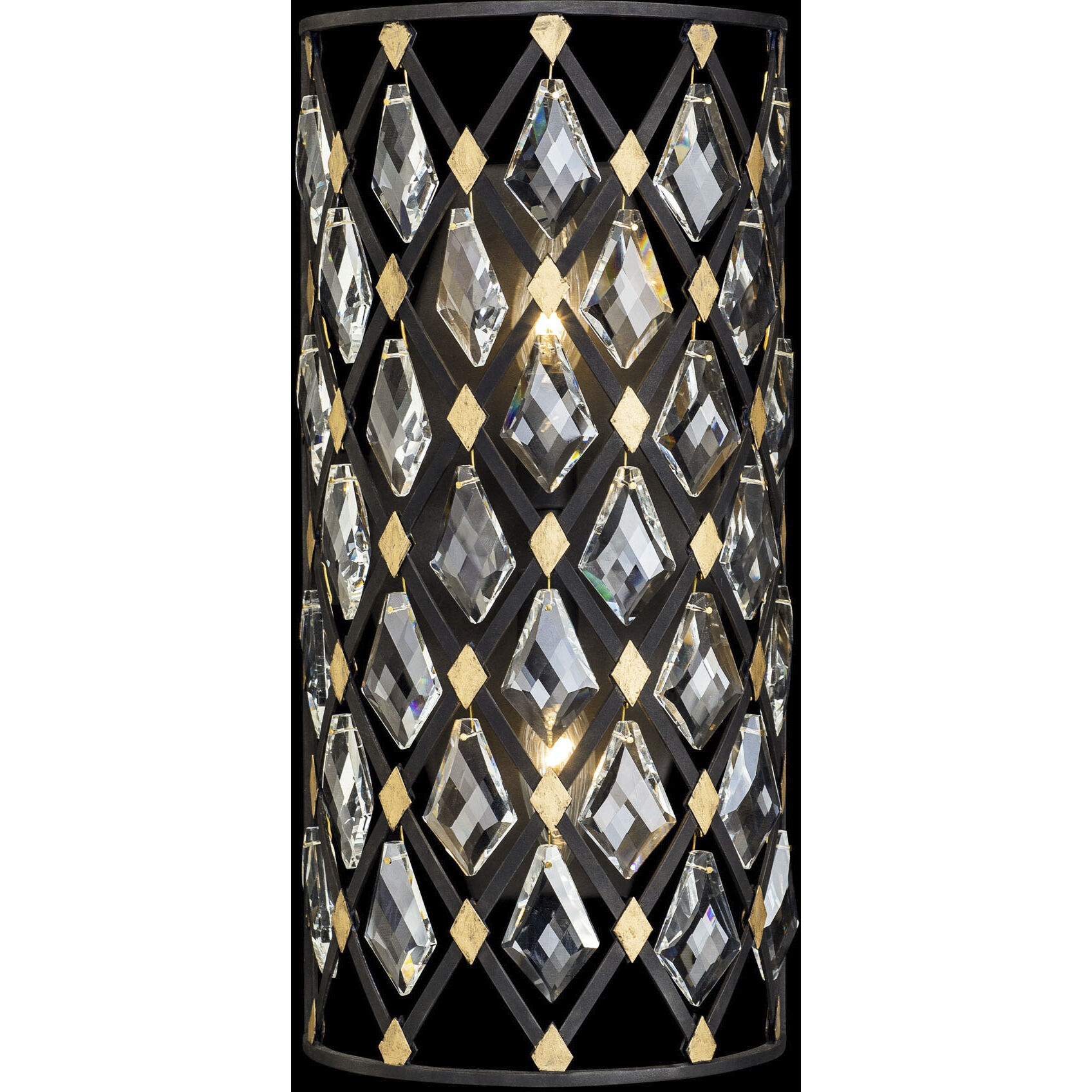 Windsor 2 Light 8 inch Carbon and Havana Gold Wall Sconce Wall Light