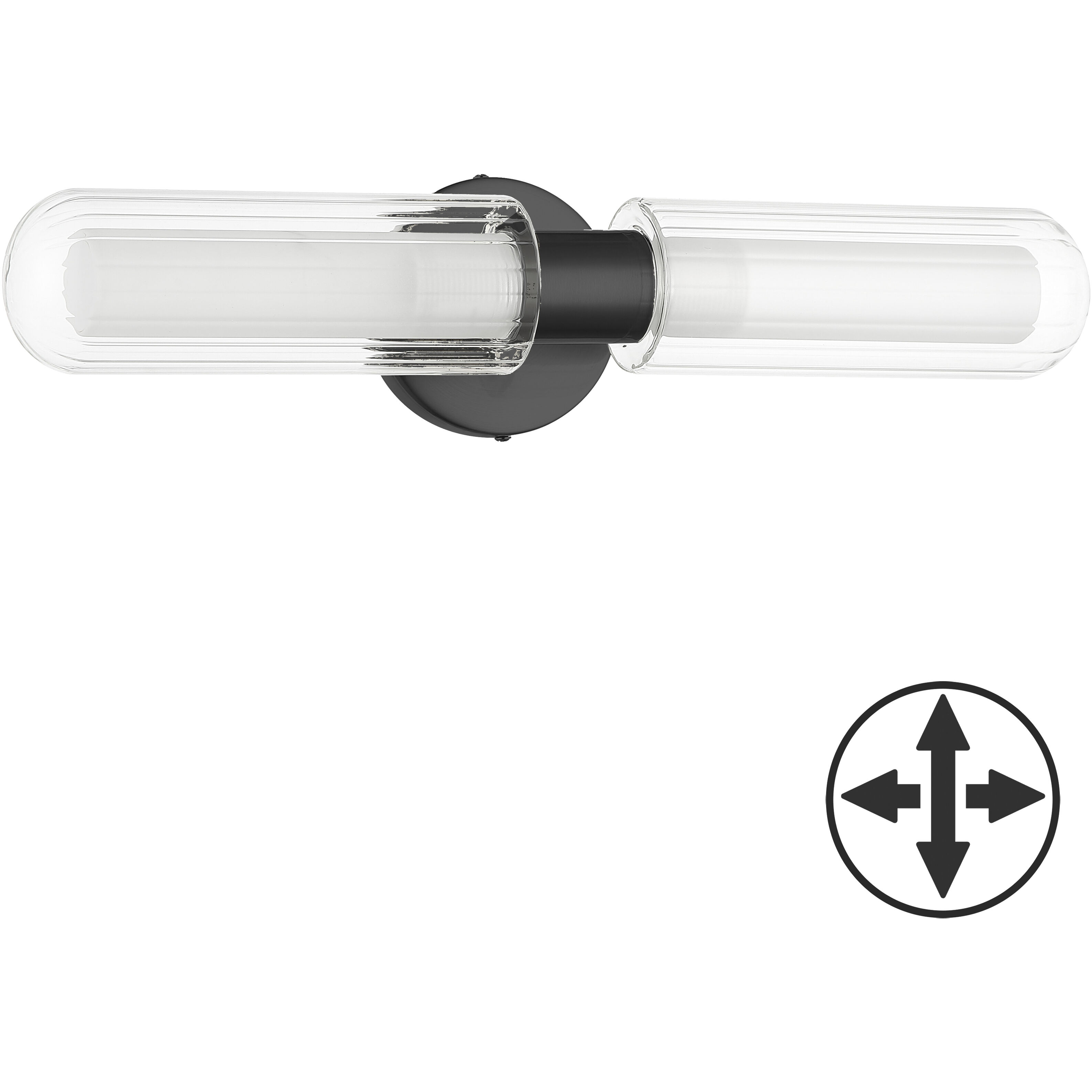 Balbina Wall Sconce Wall Light in Matte Black