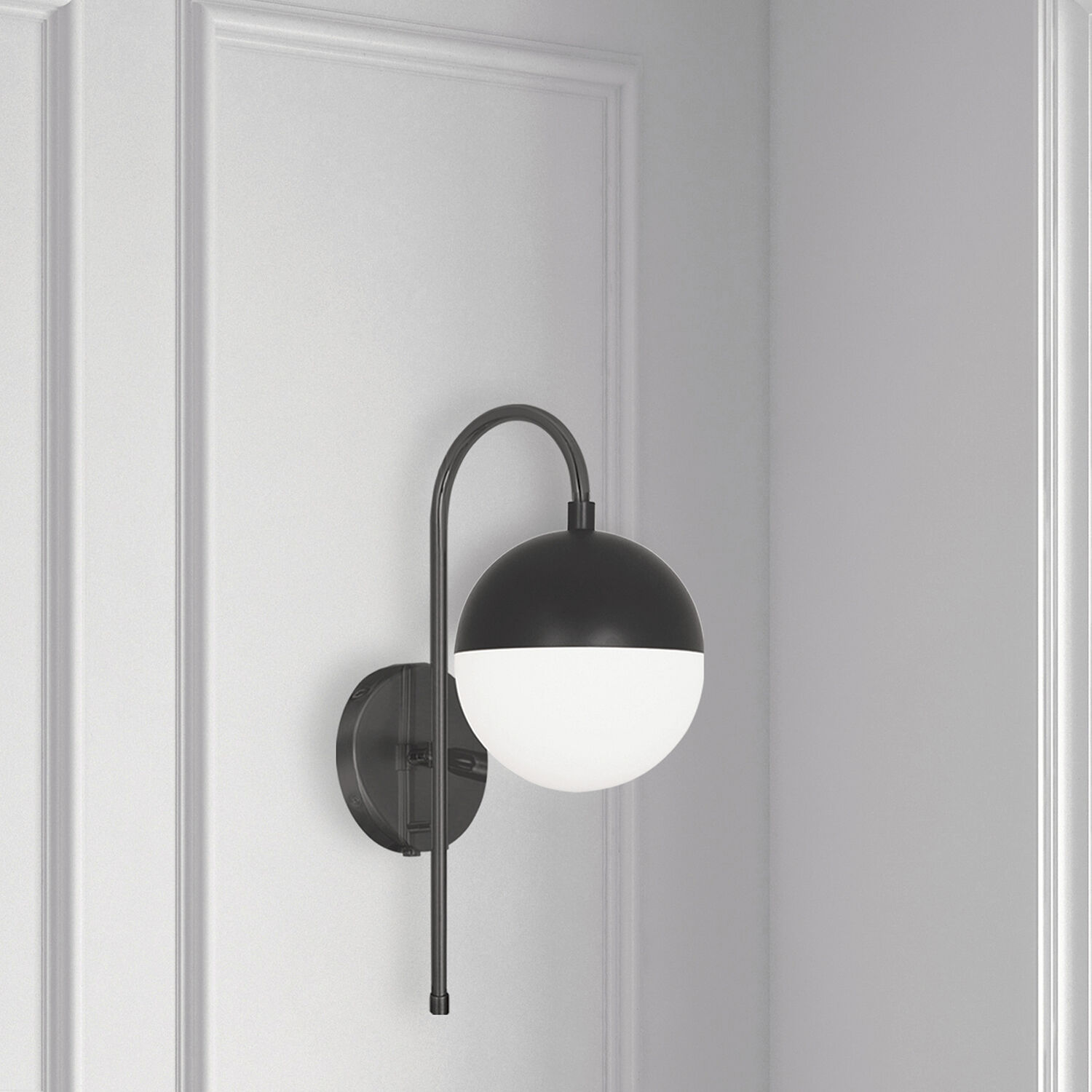 Dayana 1 Light 7 inch Matte Black Decorative Wall Light