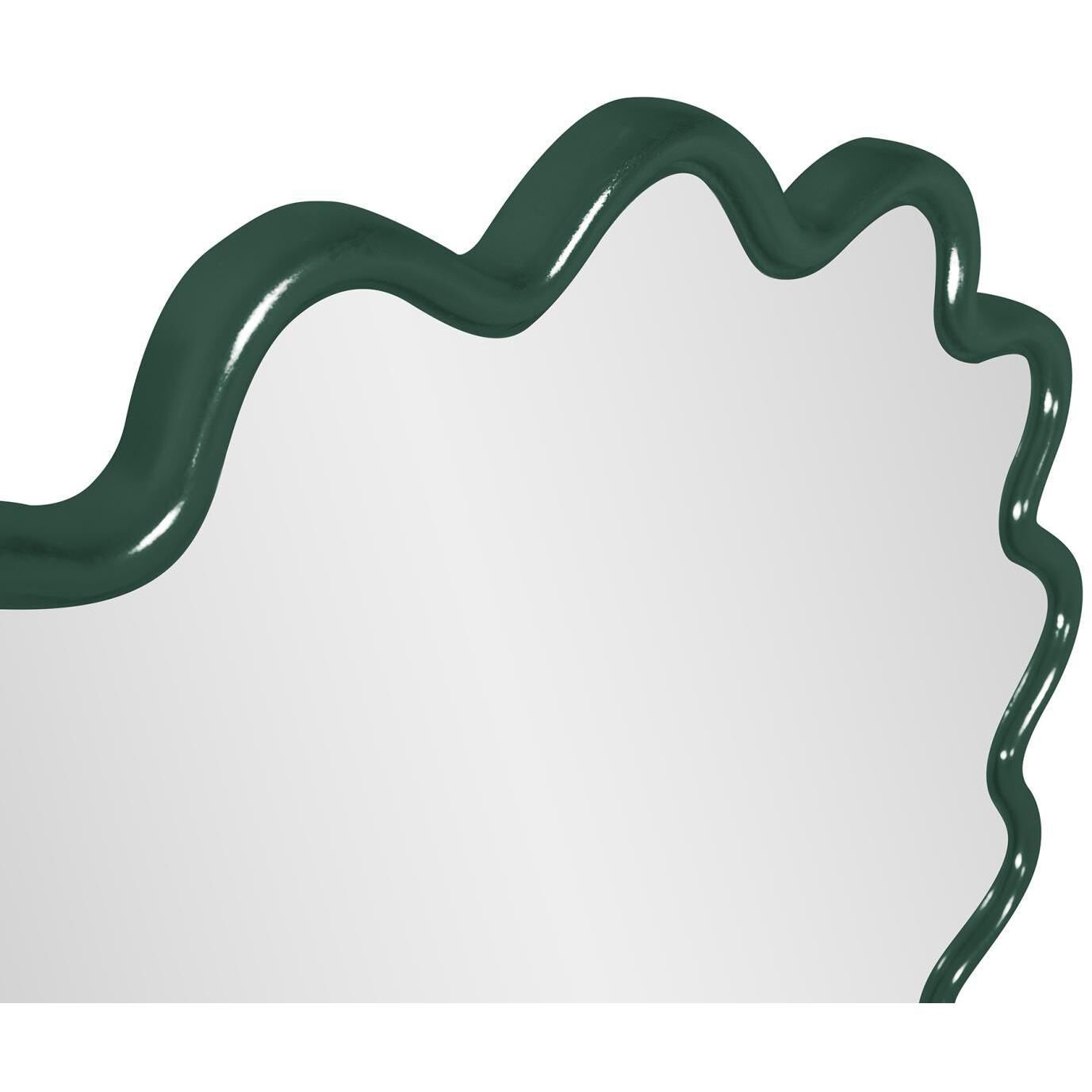 Cloud 36 X 24 inch Hunter Green Mirror