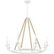 Lanton 8 Light 34 inch Sand White Chandelier Ceiling Light