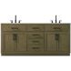 Alden 72 X 35 inch Chestnut Brown Bathroom Vanity Cabinet
