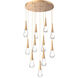 Rain Drop 11 Light Chandelier