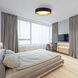 Orme LED 19.88 inch Black/Gold Flush Mount Ceiling Light
