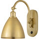 Ballston Dome LED 7.5 inch Satin Gold Sconce Wall Light