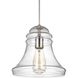 Doyle 1 Light 9.75 inch Satin Nickel Pendant Ceiling Light