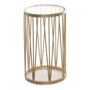 Lali 21 X 14 inch Gold Accent Table